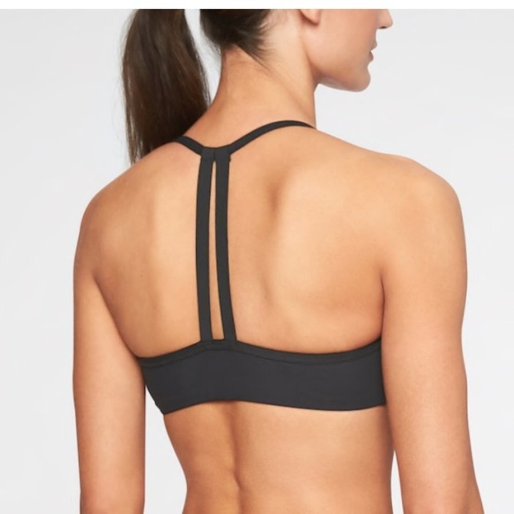 Athleta Black T-Back Sports Bra